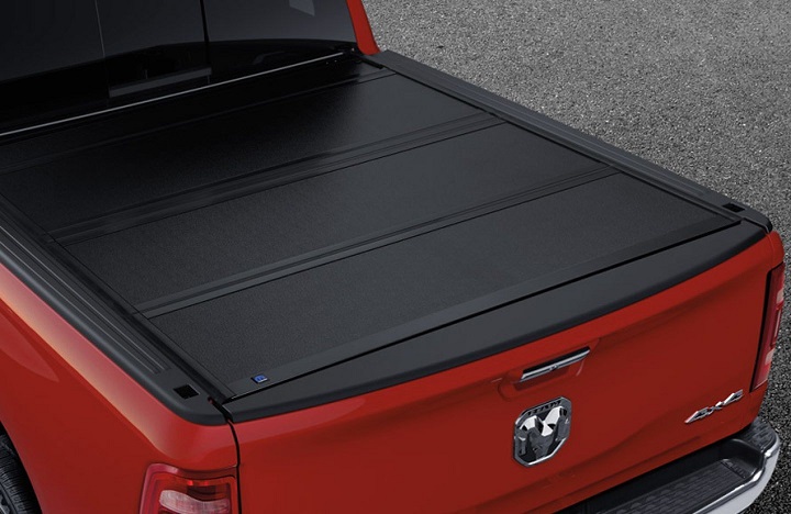 Mopar Hard Fold-up Tonneau Cover 19-up Ram 5’7” Bed with RamBox - Click Image to Close